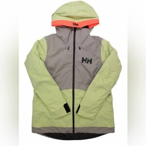 Helly Hansen Powchaser 2.0 Iced Matcha Ski Winter Coat Jacket